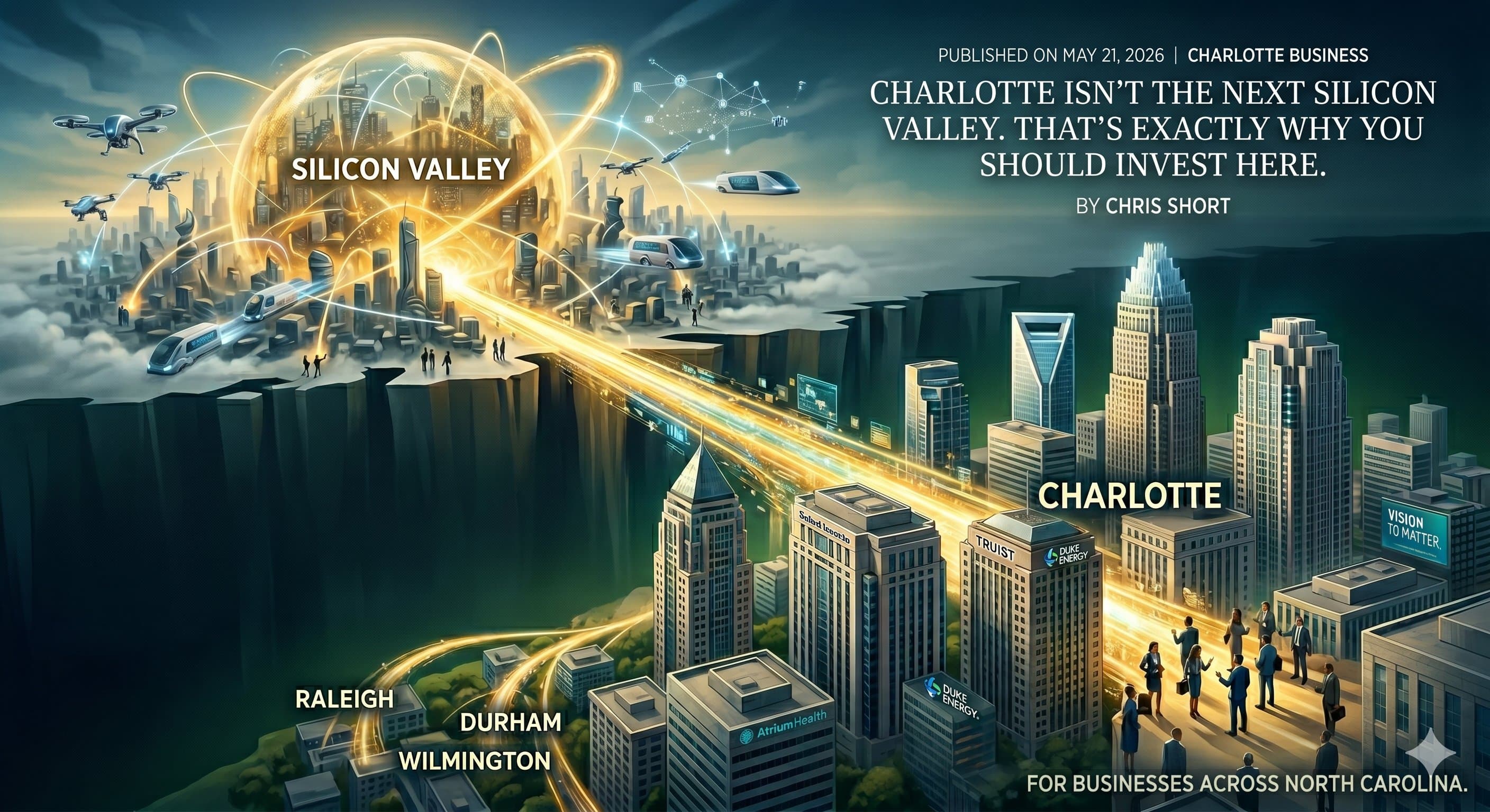 Charlotte Isn't the Next Silicon Valley. That's Exactly Why You Should Invest Here.
